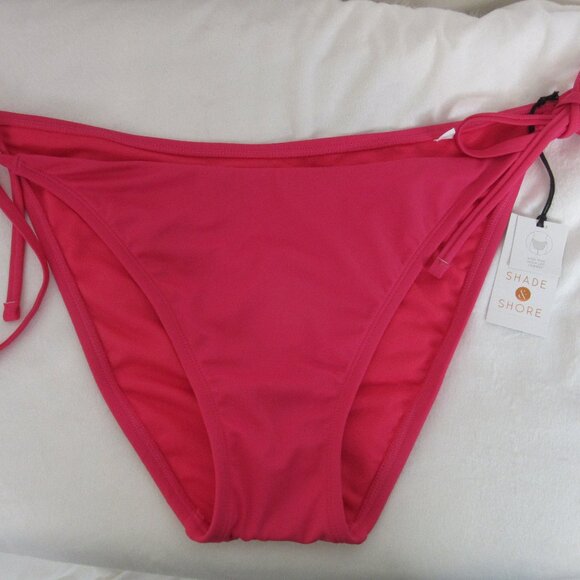 Shade & Shore wild fable 2 Piece Bikini Black and Hot Pink Size XL 16 NWT - Picture 3 of 6